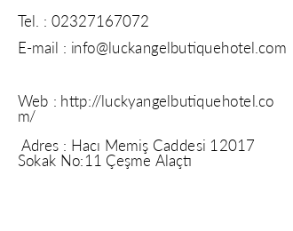 Lucky Angel Hotel iletiim bilgileri